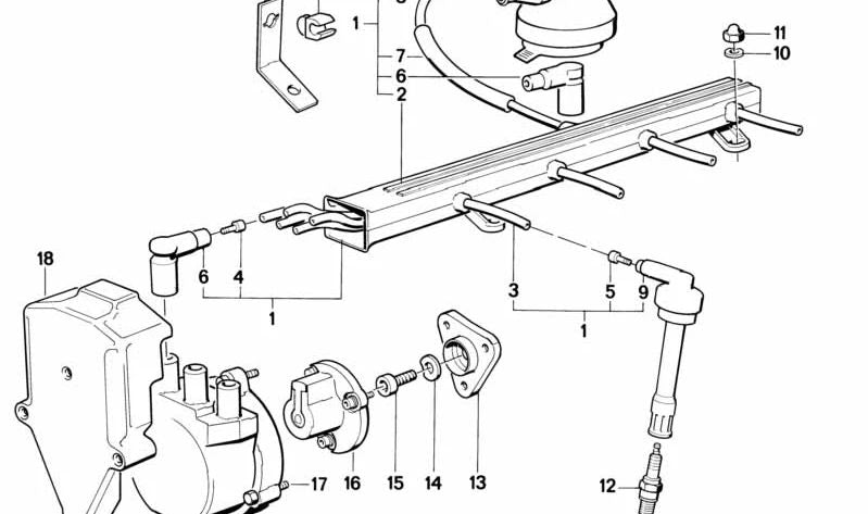 Tapa protectora encendido OEM 12121311614 para BMW E30 (Serie 3). Pieza original BMW.