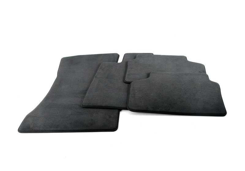 Alfombrillas de moqueta OEM 51477427853 para BMW Serie 7 G11, G11N. Juego completo delanteras y traseras, color negro. Original BMW.