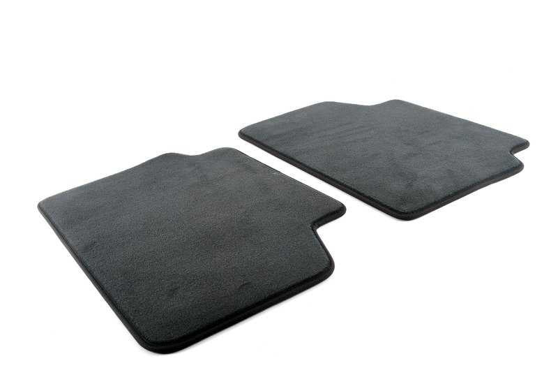 Alfombrillas de moqueta OEM 51477427853 para BMW Serie 7 G11, G11N. Juego completo delanteras y traseras, color negro. Original BMW.