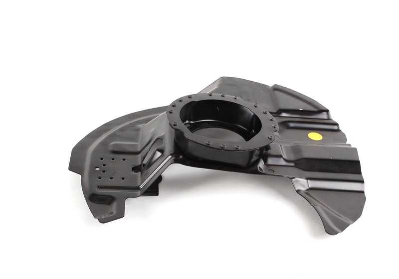 Protector de freno delantero derecho OEM 34116759788 para BMW E46, E85, E86. Compatible con modelos como 325i, 330Cd, entre otros. Pieza original BMW.
