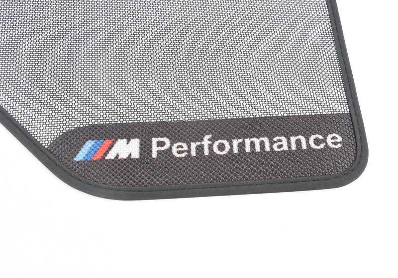 Juego de alfombrillas traseras M Performance OEM 51472407307 para BMW X3 F25, X4 F26. Original BMW.