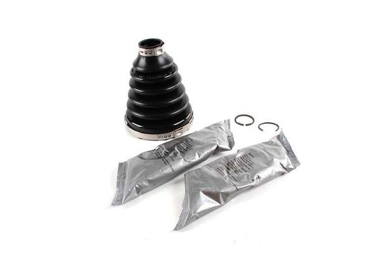Interior bellows repair kit 31607565315 for BMW E46 and X5 E53. Compatible with front axle and total traction. Original BMW.