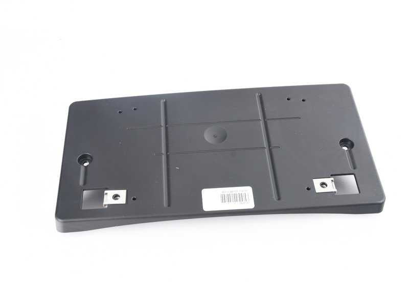 Soporte de matrícula OEM 51138056940 para BMW F25 y F26 (X3, X4) versión USA/Japón. Original BMW.