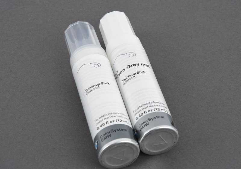 Platinum Grey Touch-Up Bar for various BMW models and series (OEM 51910427961). Original BMW