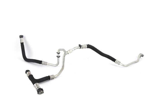 Tubo de retorno do radiador de óleo para BMW F01, F02 (OEM 17227589506). BMW originais.