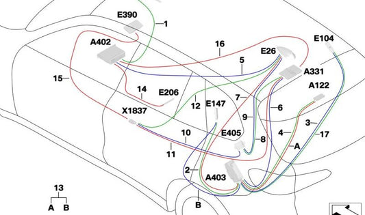 ANTENA REPAIR MODULE OEM 61118714530 FOR BMW X3 G08, G08N, X5 G05, G18, X6 G06, X7 G07. Original BMW.