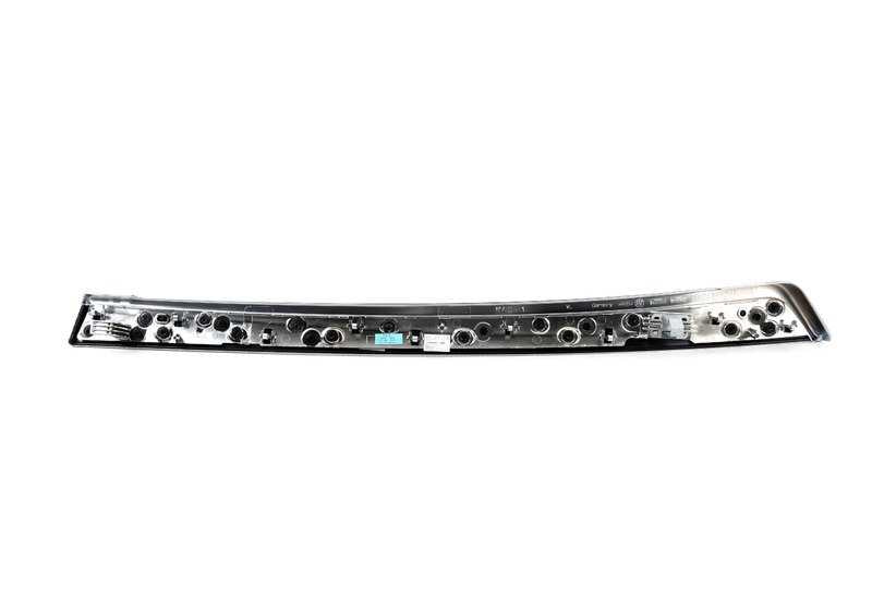 Moldura embellecedora de puerta en aluminio delantero izquierdo OEM 51418051327 para BMW F10, F11. Original BMW.