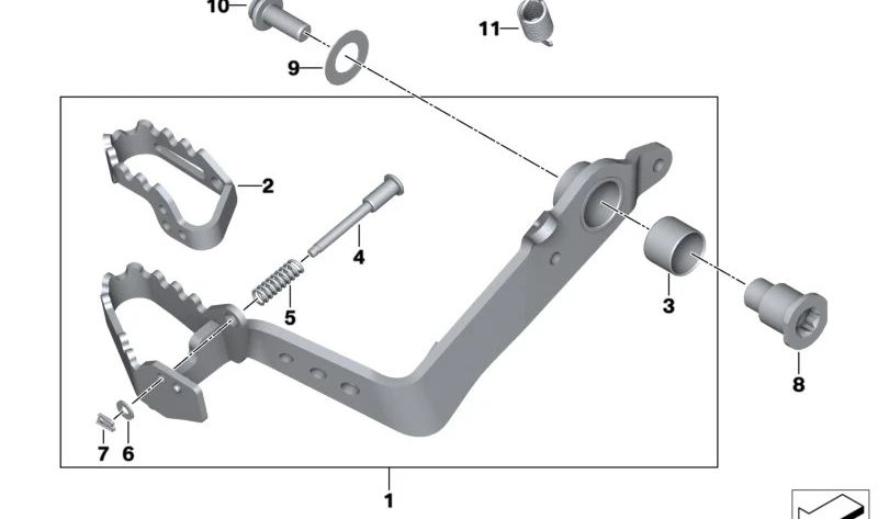 Casquillo con collar OEM 23418533708 para motos BMW R 1200 GS, R 1250 GS, R nineT, F 850 GS, F 900 XR, S 1000 XR… y más. Original BMW Motorrad.