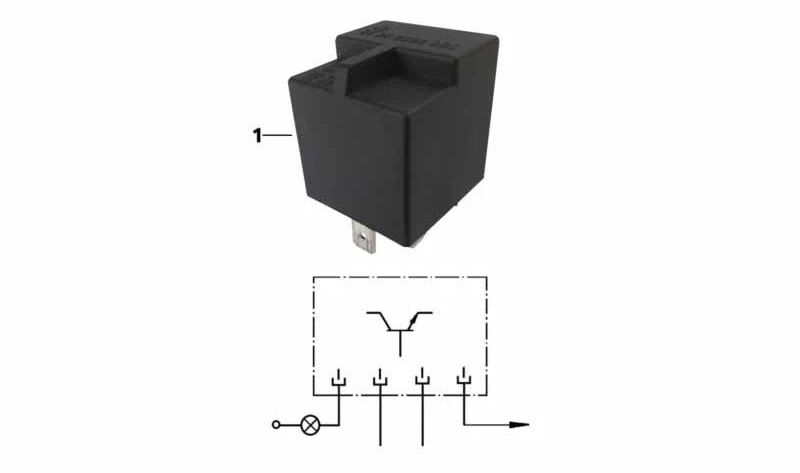 Tankanzeigerelais OEM 61352306365 für BMW Motorräder R 1100 GS, R 1150 GS, R 850 R, R 1200 C... und mehr. Original BMW Motorrad.