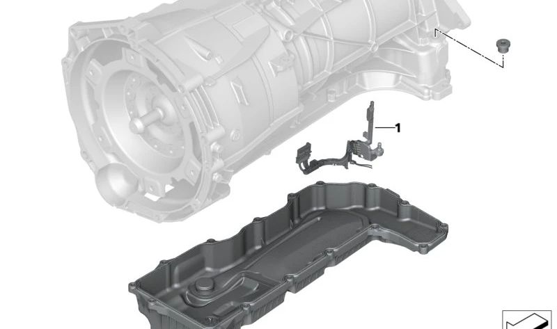 Sensor de transmisión OEM 24355A13238 para BMW G60, G61, G70, F95N, G05N, F96N, G06N, G07N. Compatible con modelos GA8HP80XMH. Pieza original BMW.