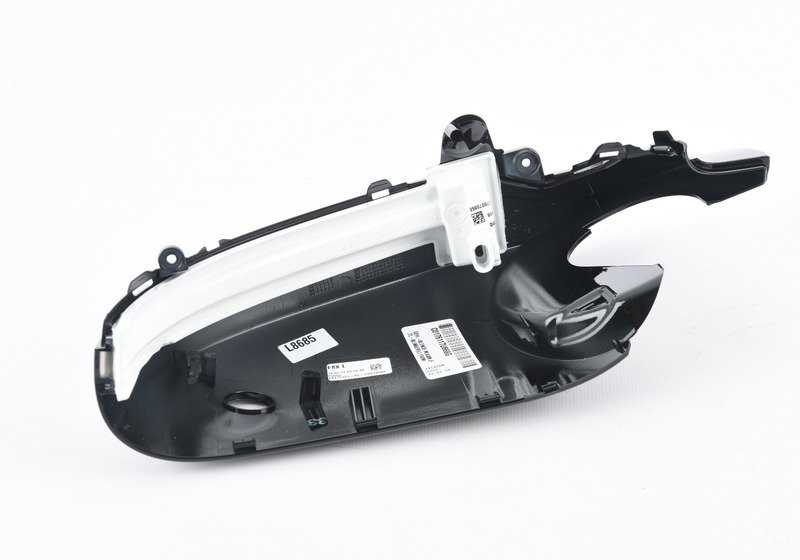 Lower housing with left turn signal OEM 63137849049 for BMW F30, F31, F80, F32, F33, F82, F83. Original BMW.