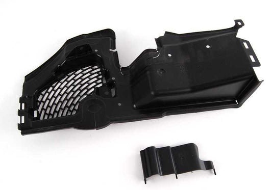 Front Left Air Duct Set for BMW E60, E61 (OEM 51718036575). Original BMW