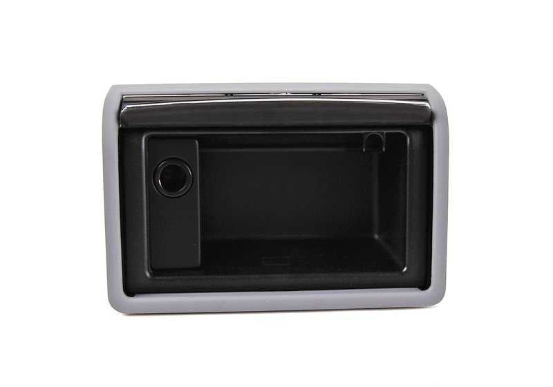 Cenicero con cubierta arrollable OEM 51168268341 para BMW Serie 3 E46 316i, 318i, 320i, 323i, 325i, 328i, 330i. Original BMW.