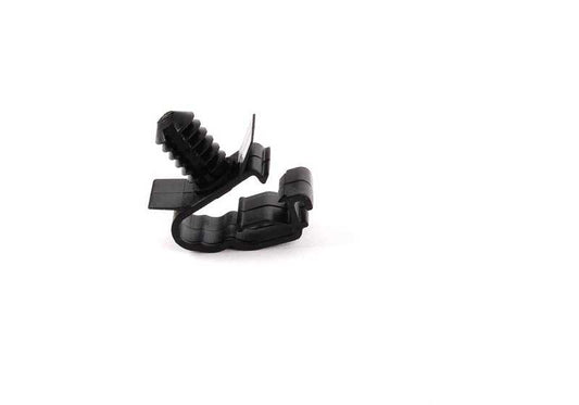 Soporte de conducto OEM 34521164653 para BMW 1 E81, E87, F20, 3 E46, E90, F30, 4 F32, F36, 5 E39, G30, 6 G32, 7 E65, G11, 8 G14, i3 I01, X1 E84, X3 E83, G01, X5 E53, G05, MINI R50, R56... y más. Original BMW y MINI.