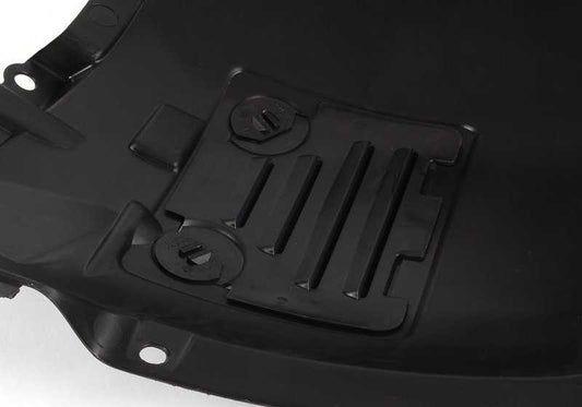 Cubierta interior paso de rueda izquierda OEM 51718040101 para BMW E90, E91. Original BMW.