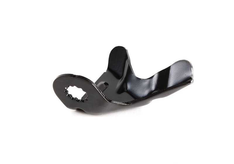 Soporte izquierdo para latiguillo de freno OEM 41117111181 para BMW E60, E61, E63, E64. Original BMW.