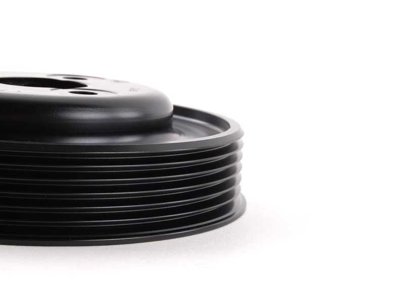 Polea de bomba de dirección asistida OEM 32421722556 para BMW E36, E34, E38. Original BMW.