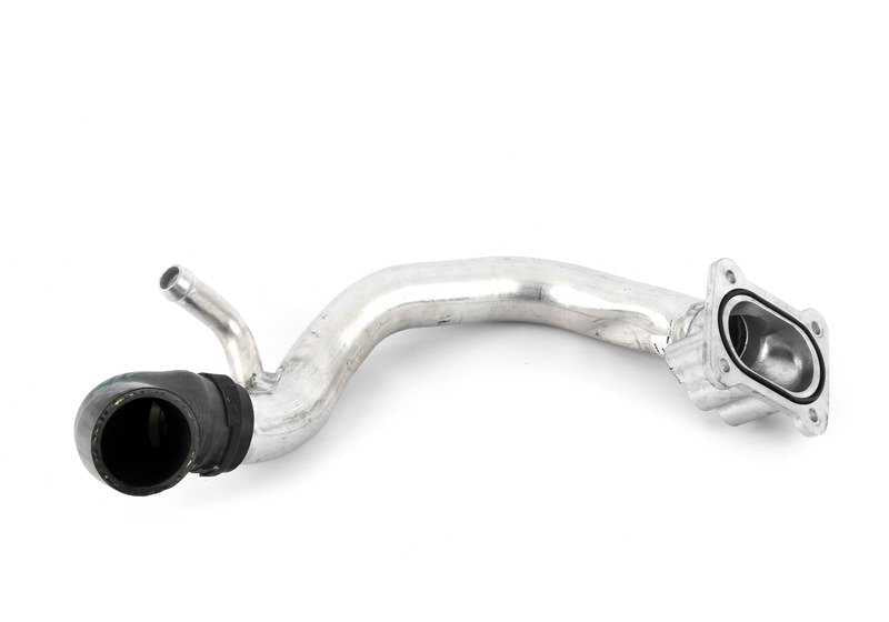 OEM motor refrigerant pump pipe 11537560885 for BMW E71. Conduct the engine coolant. Original BMW.