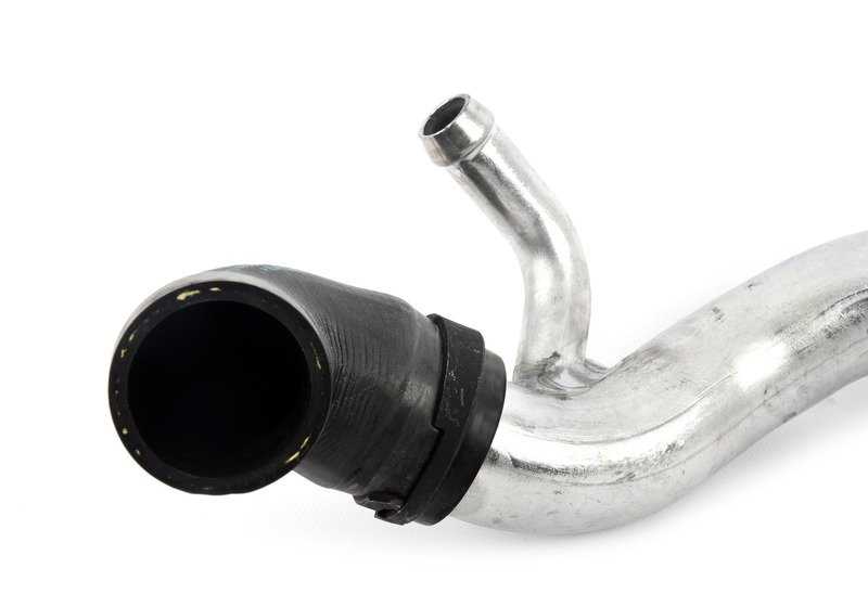 OEM motor refrigerant pump pipe 11537560885 for BMW E71. Conduct the engine coolant. Original BMW.