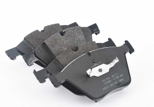 Front brake pads without asbestos OEM 34116794464 for BMW F07, F06, F01, F02, F04. Compatible with 550i and 550i XDrive versions. Original BMW.