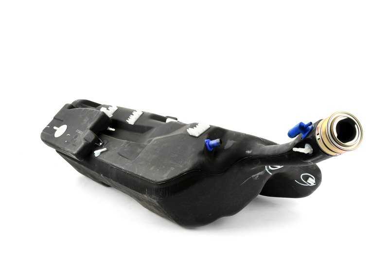 Tanque de combustível de plástico com tubo de enchimento para BMW E46, F30, F80 (OEM 16111184218). BMW original.