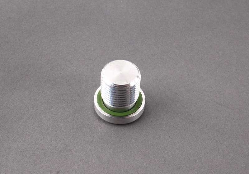 Tornillo de vaciado con arandela OEM 23117531356 para BMW E81, E82, E87, E88, E46, E90, E91, E92, E93, E60, E61, F10, F11, E63, E64, F06, F12, F13, E84, E83, E53, E85, E86, E89. Original BMW.