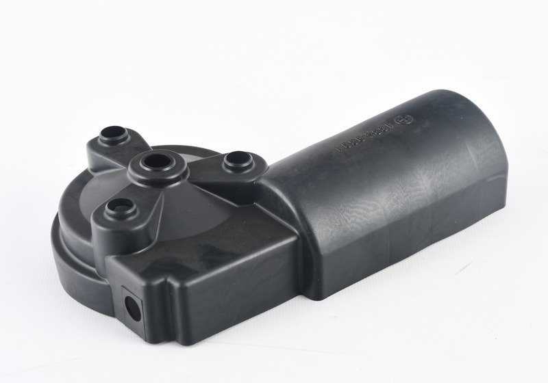 Tapón de cubrimiento del motor del limpiaparabrisas para BMW E34, E32 (OEM 61611384980). Original BMW