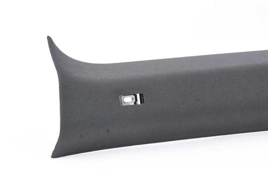 Pilar embelezado a izquierdo oem 51437350793 para BMW i8 (i12, i12n). Peça original da BMW. Cor antracite ideal para a substituição estética do interior.