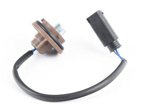 Portalámparas con bombilla amarilla OEM 63122493724 para BMW Z3 {E36} (modelos 1.8, 1.9, 2.0). Original BMW.