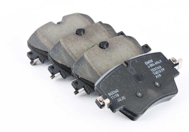 Juego de pastillas de freno sin amianto OEM 34106898307 para BMW F52, F44, F45, F48, F39 y MINI F54, F60. Original BMW y MINI.