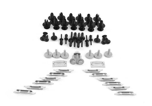 Juego de piezas adosadas parachoques delantero OEM 51112444863 para MINI Countryman R60, Paceman R61. Original MINI.