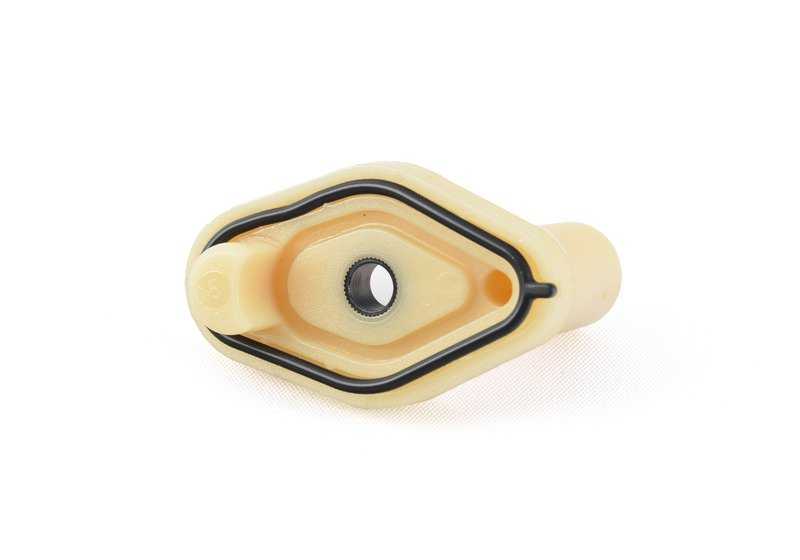 OEM oil spray nozzle 11117787860 for BMW E87 (118d, 120d) and E46 (318d). Original BMW.