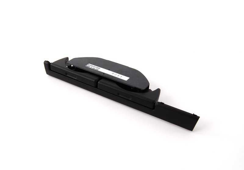 Portavasos delantero OEM 51168190206 para BMW E39 520i (modelos con motor M52 y M54, manual o automático, 1996-2003). Color negro. Recambio original BMW.