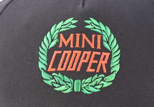 Gorra Mini Vintage Logo Negro. Original Recambios