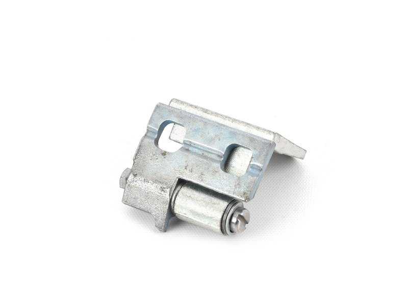 Bisagra de puerta delantera inferior izquierda para BMW Serie 3 E46 (OEM 41518240081). Original BMW.