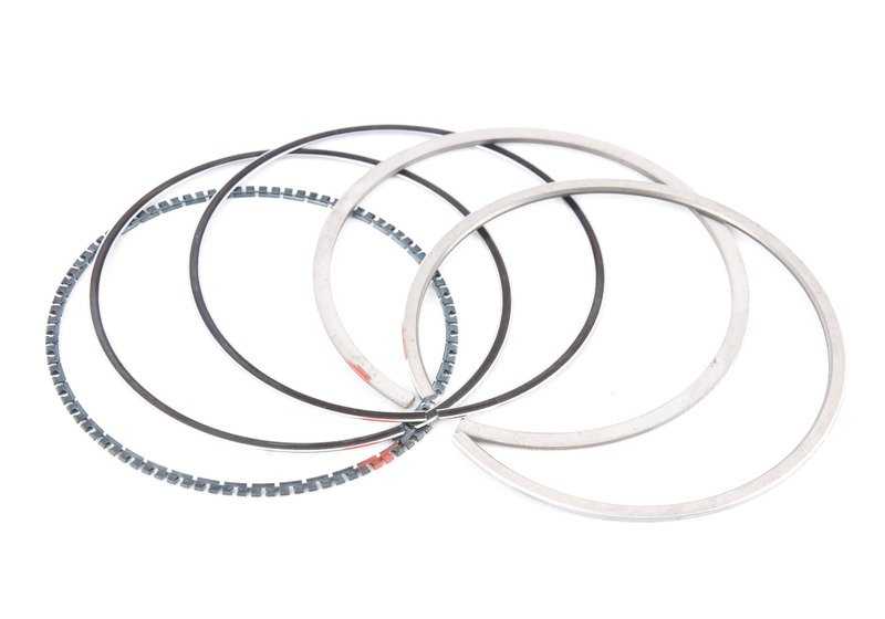 Juego de segmentos de pistón OEM 11251727463 para BMW E30, E36, E34 con motor M40 y M42. Original BMW.