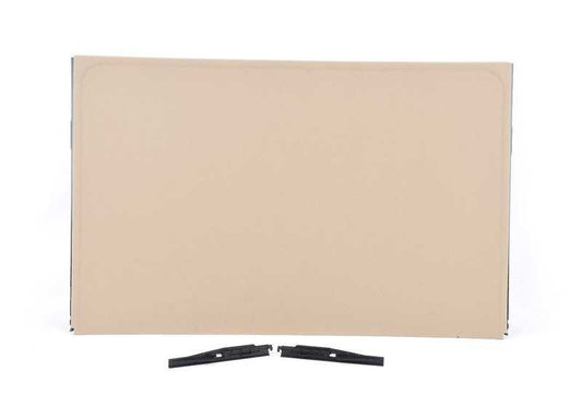 Revestimiento interior techo trasero beige OEM 54137128716 para BMW X5 E53 3.0d y 3.0i (todos los modelos compatibles de 2000 a 2006). Original BMW.
