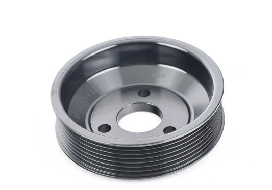 Polea de bomba de dirección asistida OEM 32421704636 para BMW E38 y E31. Original BMW.