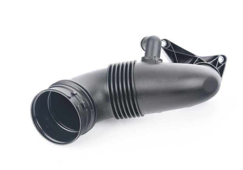 Manguito de admisión de aire OEM 13717848381 para BMW X5 F85 y X6 F86. Conduce aire limpio al motor y garantiza un rendimiento óptimo. Original BMW.