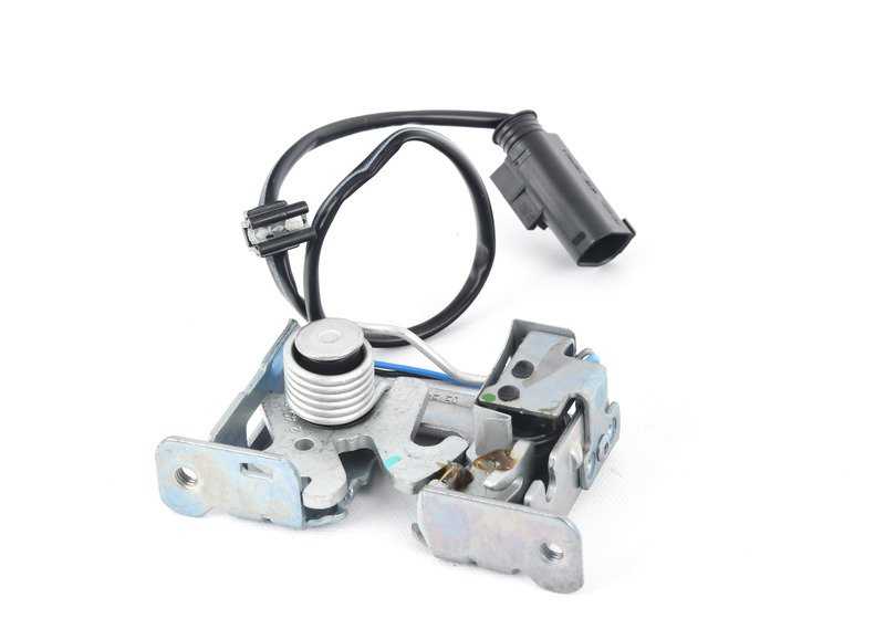 Vordere Haubeschloss mit Schalter für BMW I I20, X5 F15, F85, X6 F16, F86 (OEM 51237308068). Original BMW