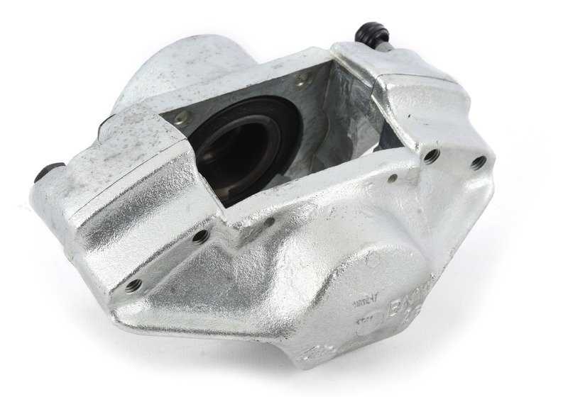 Pinza de freno delantera izquierda sin pastillas OEM 34111150253 para BMW E21. Original BMW.