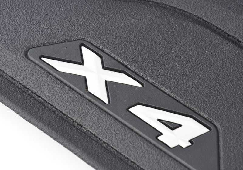 Alfombrillas delanteras todo clima OEM 51472451585 para BMW X4 G02, X4 G02 LCI, X4 M F98, X4 M F98 LCI. Original BMW.
