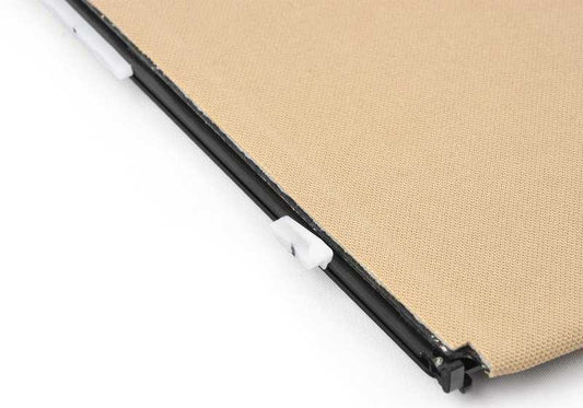 Techo corredizo trasero OEM 54137144233 para BMW Serie 3 E91, E91 LCI (2004-2012). Color SAVANABEIGE. Original BMW.