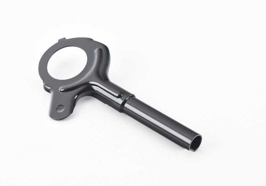 Left black turn signal holder OEM 31421244561 for BMW motorcycles R 100 GS, R 80 GS, R 80 ST... and more. Original BMW Motorrad.
