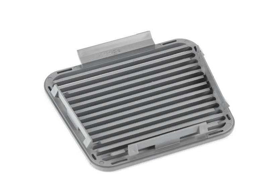 Rejilla gris OEM 51468173236 para BMW Serie 3 E36. Pieza original BMW. Ideal como repuesto del embellecedor o parte del sistema de protección solar trasero.