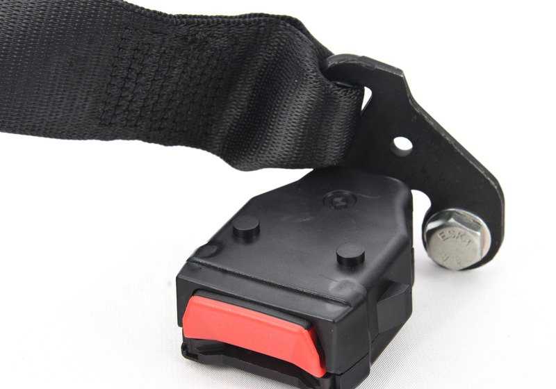 Cinturón de seguridad trasero derecho OEM 72118120354 para BMW E34. Original BMW.