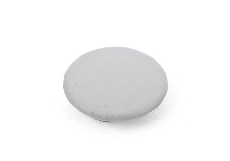 Tapón embellecedor plateado OEM 51431968072 para BMW E24 y E32. Pieza original BMW.