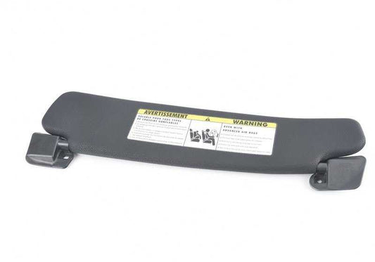 Parasol derecho negro OEM 51167153230 para BMW E85 (Z4 Roadster, Z4 Coupé). Original BMW.