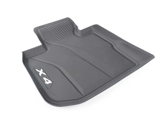 Alfombrillas delanteras tipo cubeta OEM 51472451367 para BMW X4 {F98,G02} (todos los modelos compatibles). Antideslizantes, resistentes al agua y con ajuste 3D. Original BMW.