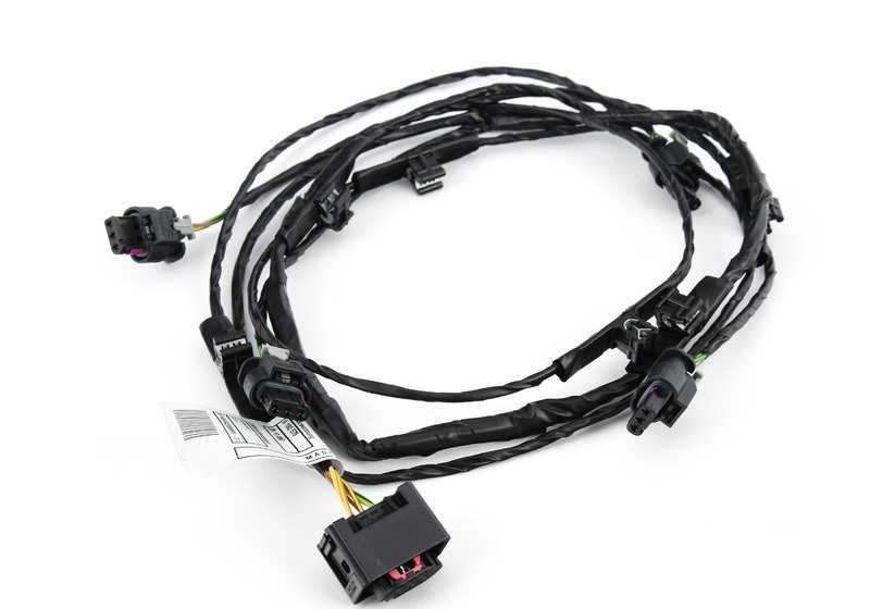Cableado sensor aparcamiento trasero (PDC) OEM 61129208968 para BMW X5 {E70} modelos 3.0d, 3.0sd, 3.0si, 3.5d, 4.8i. Original BMW.